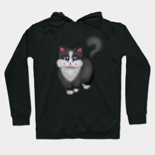 Lovely Black Cat Hoodie